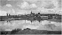 Leerdam 1869-1912. oil on canvas medium QS:P186,Q296955;P186,Q12321255,P518,Q861259 (?). Dimensions and present whereabouts unknown.