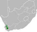 Range of Liparia umbellifera