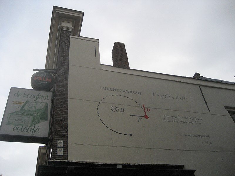 File:Lorentz force - mural Leiden 3, 2016.jpg