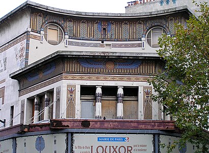 Le Louxor movie theater at 150 Boulevard de Magenta by Henri Zipcy (1921)