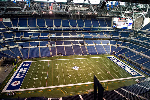 The Colts began playing home games at Lucas Oil Stadium in 2008.