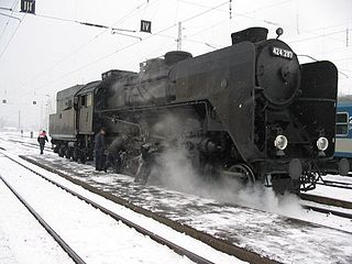 MÁV Class 424 class of 514 Hungarian 4-8-0 locomotives