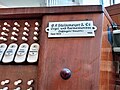 München-Ludwigsvorstadt. Matthäus (Steinmeyer-Orgel, Spieltisch alt) (9).jpg