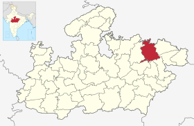 Localisation de District de Satna