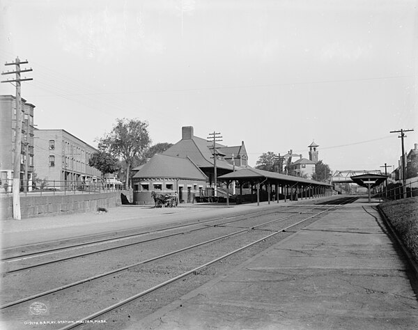 Malden station in 1906