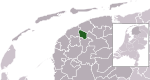 Location of Leeuwarderadeel