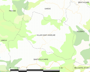 Poziția localității Villar-Saint-Anselme