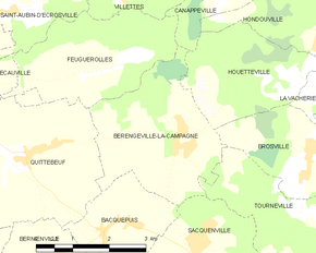 Poziția localității Bérengeville-la-Campagne