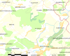 Mapa obce Filstroff