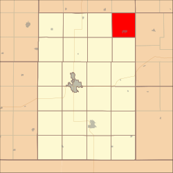 Map highlighting Adams Township, Gage County, Nebraska.svg