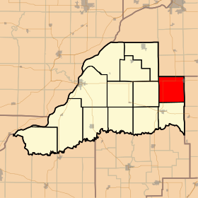 Placering af Allens Grove Township