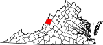 Map of Virginia highlighting Bath County.svg
