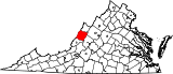 Map of Virginia highlighting Bath County.svg