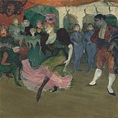 Marcelle Lender Dancing the Bolero in "Chilpéric", 1895–96, oil on canvas, National Gallery of Art