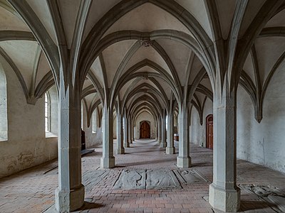 Crypt in the monastery church Mariaburghausen near Hassfurth