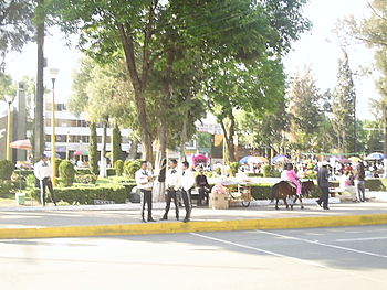 Mariachis en el Zócalo de Ecatepec