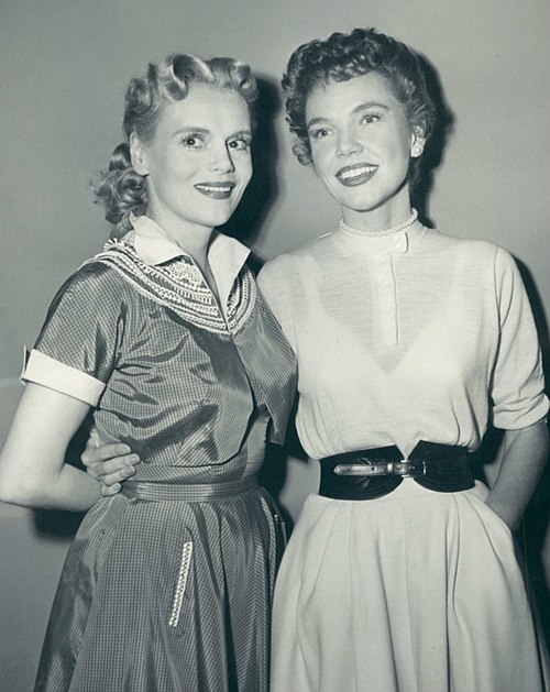 Marie Wilson and Mary Shipp as Irma's friend Kay Foster, 1953.