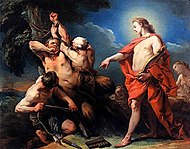 Marsyas Gevild door de Orde van Apollo - Charles André van Loo (1734-1735) .jpg