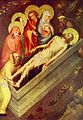 Mistr Vyšebrodského oltáře – Uložení Krista do hrobu