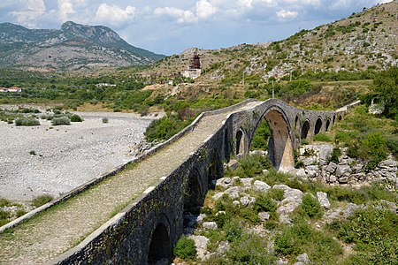 Mesi Bridge in Albania