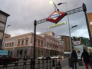 <span class="mw-page-title-main">Valdeacederas (Madrid Metro)</span> Madrid Metro station