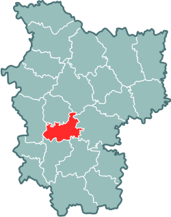 Location of Uzdas rajons