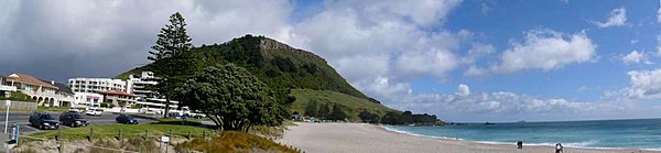 Panorama of the mountain and the Main Beach