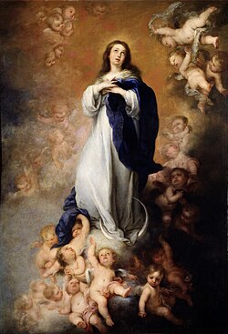 Murillo - Inmaculada Concepción de los Venerables o de Soult (Museo del Prado, 1678).jpg