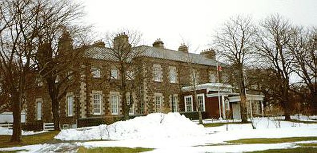 Government House in St. John's, Newfoundland and Labrador, built at Cochrane's instigation
