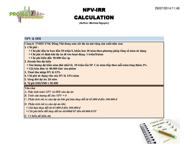 Đồ thị NPV: Chỉ bằng một đồ thị NPV, bạn có thể đánh giá sự lợi ích của một dự án. Với màu sắc đa dạng và hình ảnh rõ nét, đồ thị NPV trở nên đơn giản và dễ hiểu hơn bao giờ hết. Hãy xem hình ảnh để tìm hiểu thêm về cách sử dụng đồ thị NPV.