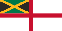 The naval ensigns of the Bahamas, Jamaica, Latvia, Saint Kitts and Nevis, South Africa, and Ukraine incorporates St. George's Crosses.