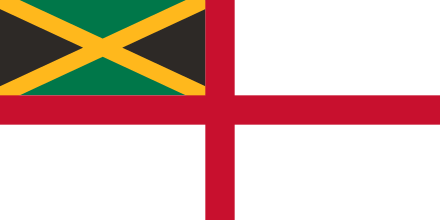 Jamaican naval ensign