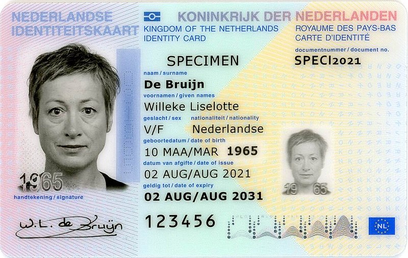 File:Nederlandse identiteitskaart 2021-II (Voorkant).jpg