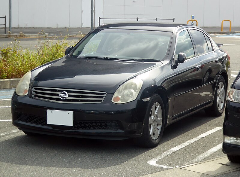 File:Nissan SKYLINE SEDAN 250GT (GH-V35) front.jpg