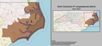 3º distrito congressional da Carolina do Norte (desde 2021) .png