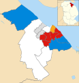 North East Lincolnshire UK local election 2024 map.svg