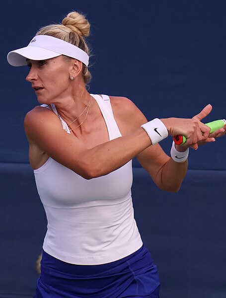 Govortsova at the 2023 US Open