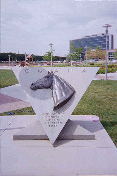 File:Omaha (horse) - Triple Crown Winner, Stinson Park, Omaha, NE.jpg