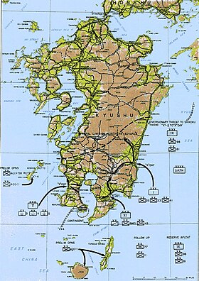 Suuntaa-antava kuva osiosta 16. alueellinen armeija (Japani)