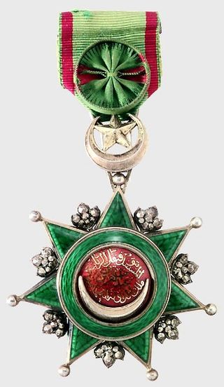 <span class="mw-page-title-main">Order of Osmanieh</span> Civil and military decoration of the Ottoman Empire