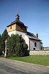 Overview of Church of Saint James the Greater in Veselá, Pelhřimov District.jpg