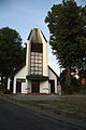 Čeština: Celkový pohled na kostel sv. Zdislavy v Lavičkách, okr. Žďár nad Sázavou. English: Overview of Church of Saint Zdislava of Lemberk in Lavičky, Žďár nad Sázavou District.