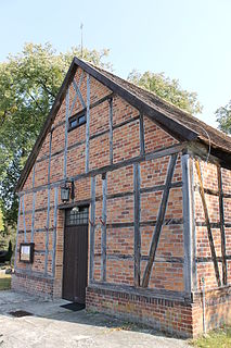 Pędzewo Village in Kuyavian-Pomeranian, Poland