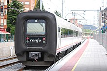 Renfe TRD at Palencia station Palencia station 2014 03.JPG