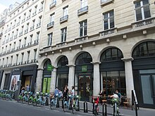 EXKi, 22 Rue de la Chaussee d'Antin, 75009 Paris, France. Panneau Hotel Moreau-22 rue de la Chaussee-d'Antin.jpg