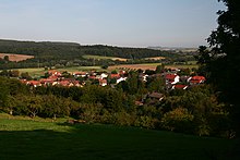 Panoramablick über Nieder-Kainsbach