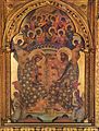 Fig. 28: Chinese types of floral design are visible in the mantles of Christ and Mary in Coronation of the Virgin by Paolo Veneziano (circa 1350).[phg 2]