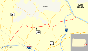 Pennsylvania Route 332 map.svg