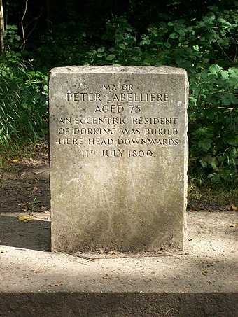 Labilliere's tombstone