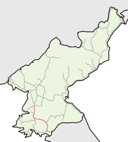 Route of the P'yŏngbu Line